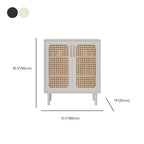 Modern Ink Wood Slab Buffet with Adjustable Shelving