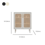 Modern Ink Wood Slab Buffet with Adjustable Shelving