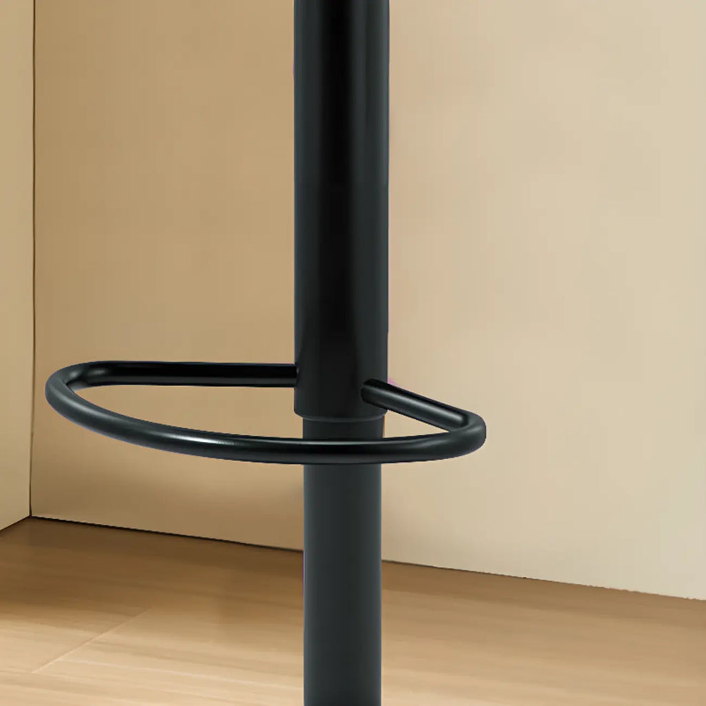 Adjustable Swivel Leather Modern Backless Bar Stools