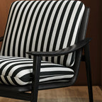 Jacquard Fabric Accent Chair for Living Rooms