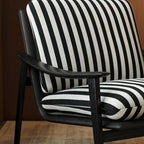 Jacquard Fabric Accent Chair for Living Rooms