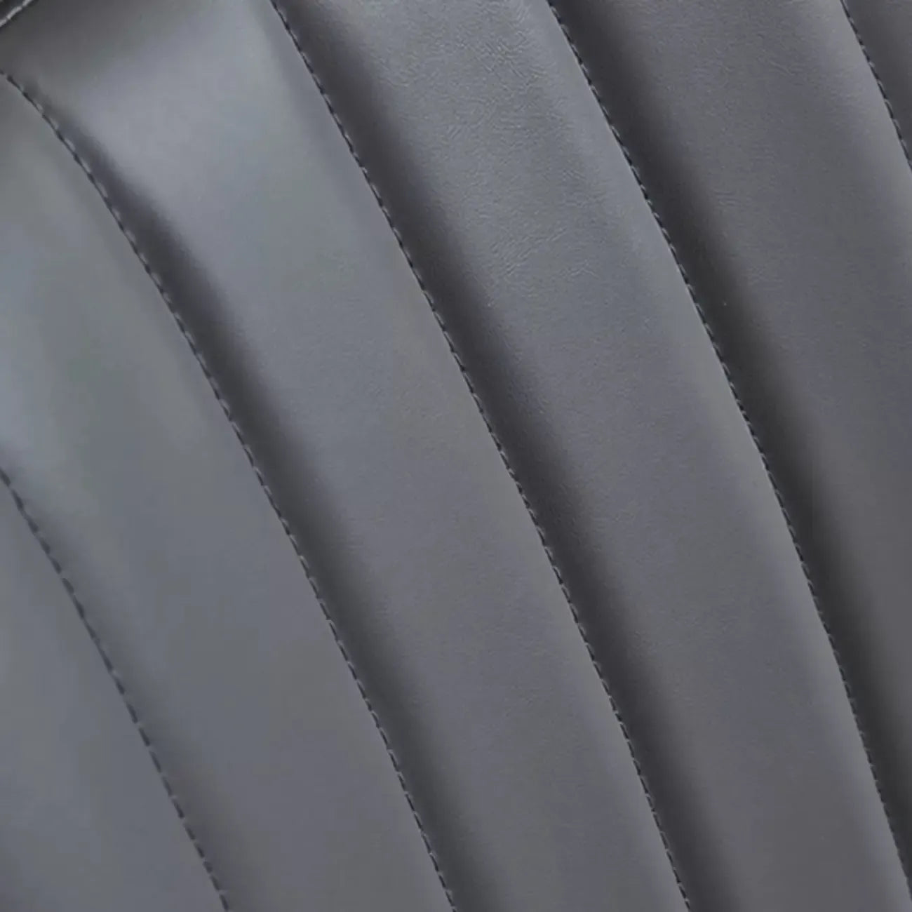 Minimalist Low Back Trufted Leather Upholstered Dining Chair