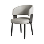Modern Glam Leather Upholstered Dining Chair