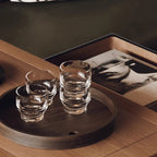 Natural Foldable Top Wood Storage Mobile Side Table