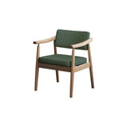 Scandinavian Modern Solid Wood Upholstered Dining Chair
