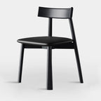 Modern Faux Leather Upholstered Low Back Dining Chair
