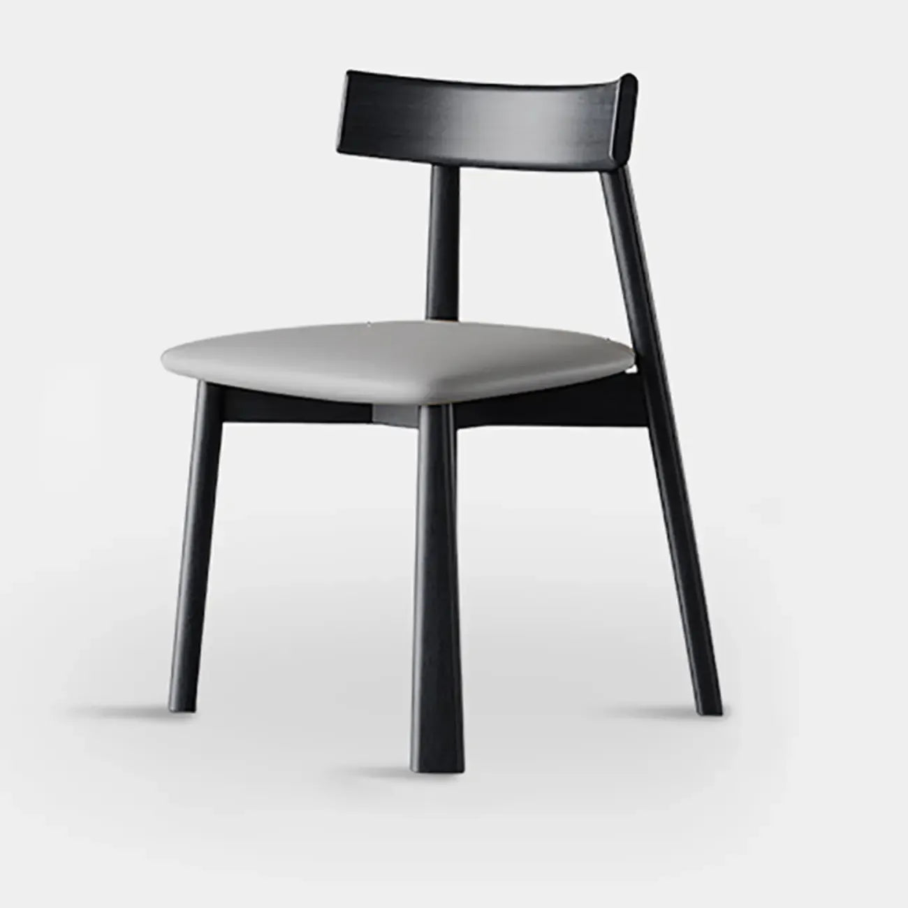 Modern Faux Leather Upholstered Low Back Dining Chair