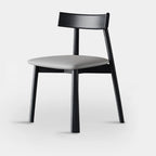 Modern Faux Leather Upholstered Low Back Dining Chair