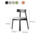 Modern Faux Leather Upholstered Low Back Dining Chair