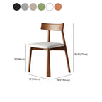 Modern Faux Leather Upholstered Low Back Dining Chair