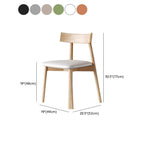 Modern Faux Leather Upholstered Low Back Dining Chair