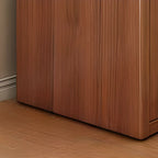 Brown Modern Wood Horizonal Cube Bookcase with Storage