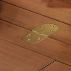 Rolling Open Storage Wooden Side Table Folding Top