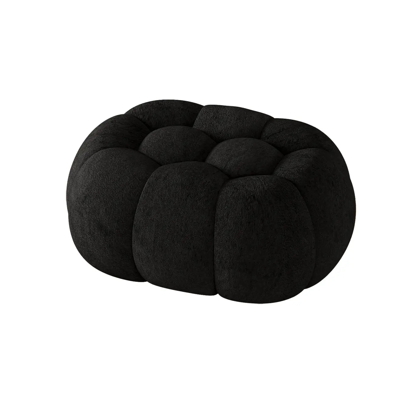 Contemporary Cloud Shaped Upholstered Bedroom Bench