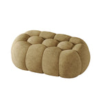 Contemporary Cloud Shaped Upholstered Bedroom Bench