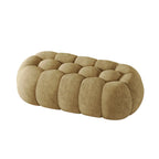 Contemporary Cloud Shaped Upholstered Bedroom Bench