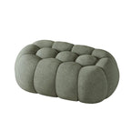 Contemporary Cloud Shaped Upholstered Bedroom Bench