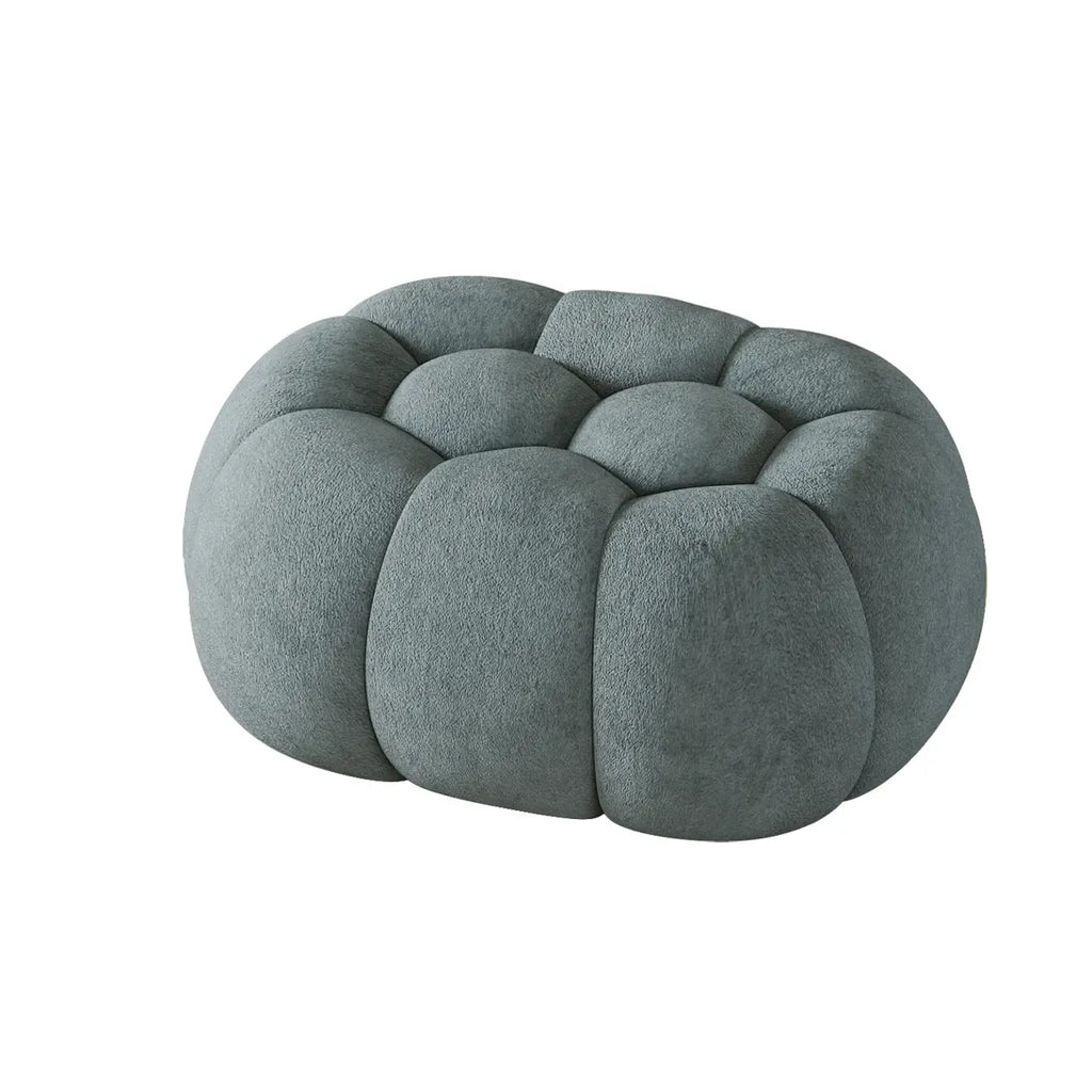 Contemporary Cloud Shaped Upholstered Bedroom Bench