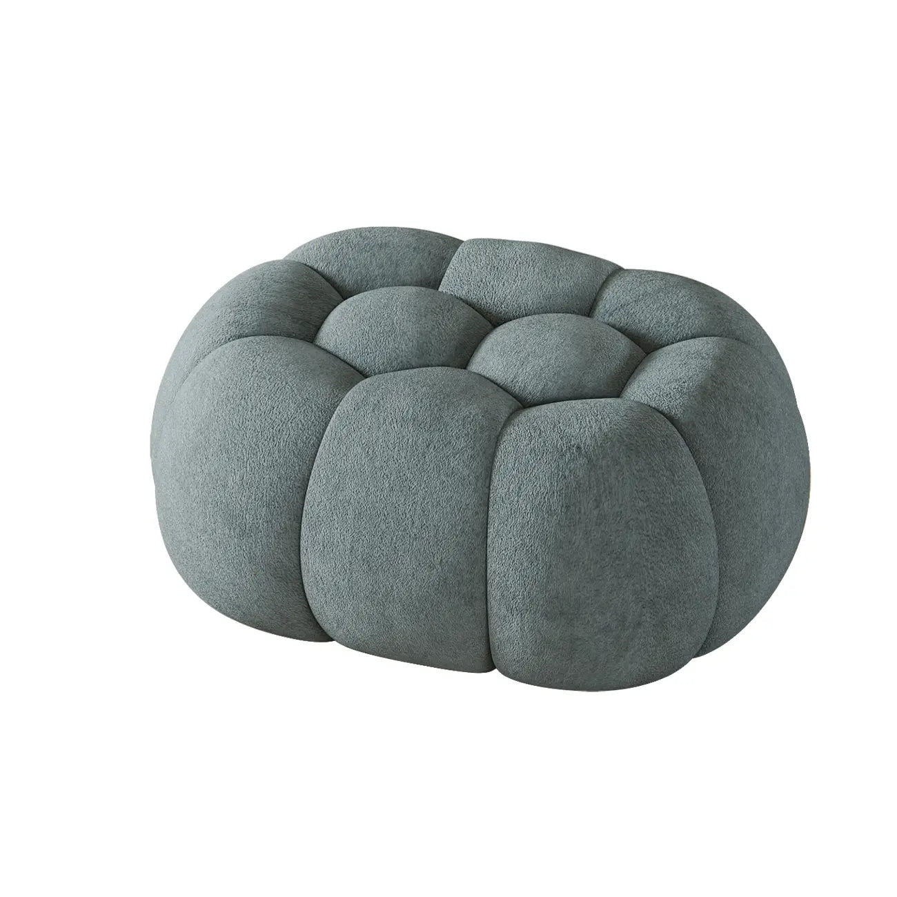Contemporary Cloud Shaped Upholstered Bedroom Bench