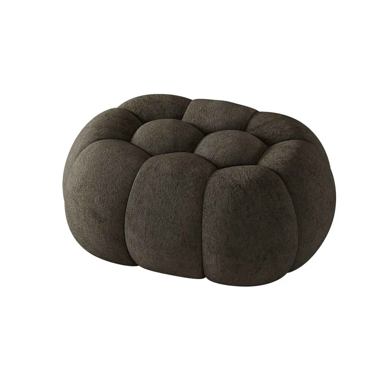 Contemporary Cloud Shaped Upholstered Bedroom Bench