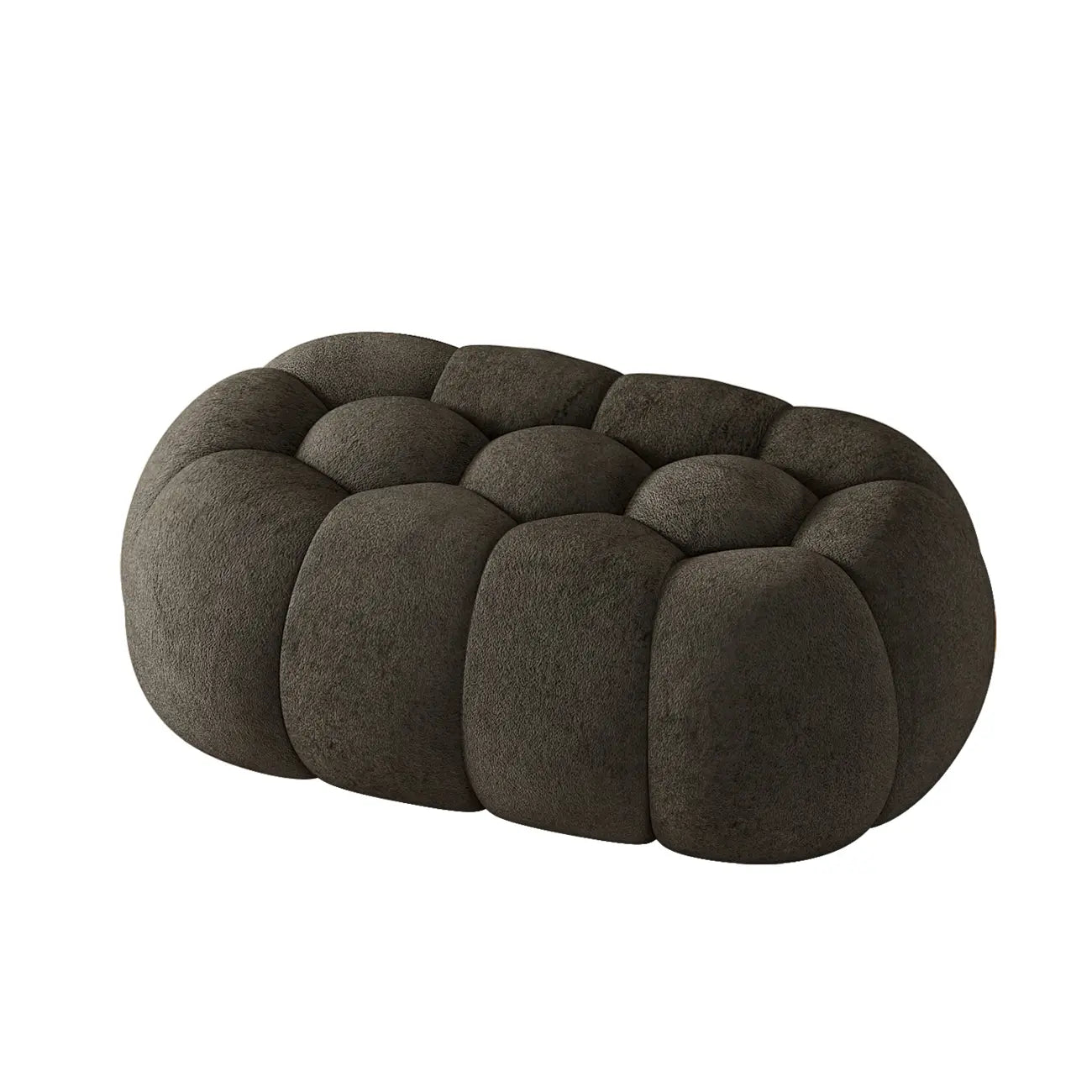 Contemporary Cloud Shaped Upholstered Bedroom Bench
