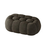 Contemporary Cloud Shaped Upholstered Bedroom Bench