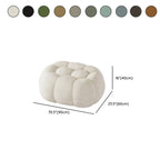 Contemporary Cloud Shaped Upholstered Bedroom Bench