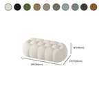 Contemporary Cloud Shaped Upholstered Bedroom Bench