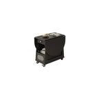 Foldable Wood White Modern Wheeled Small Side Table