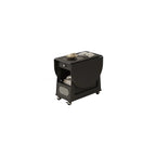 Foldable Wood White Modern Wheeled Small Side Table