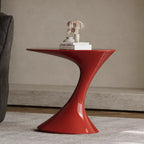 Minimalist Steel Oval Top Retro End Table For Living Room