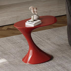 Minimalist Steel Oval Top Retro End Table For Living Room