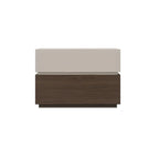 Elegant 2-tier Bedroom Wooden Nightstand With Drawers