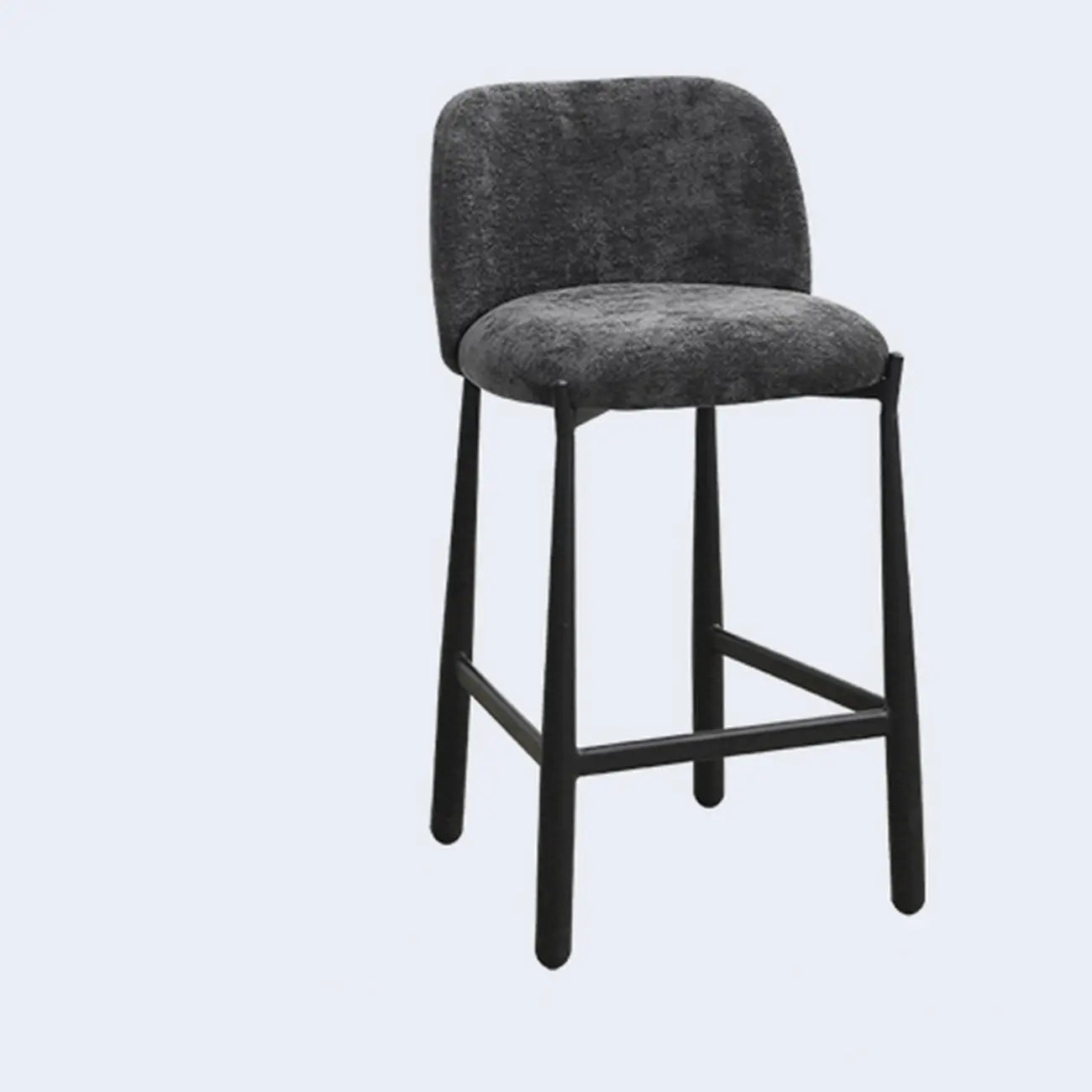 Mid Century Modern Square Upholstered Bar Stools Counter Height