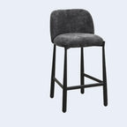 Mid Century Modern Square Upholstered Bar Stools Counter Height