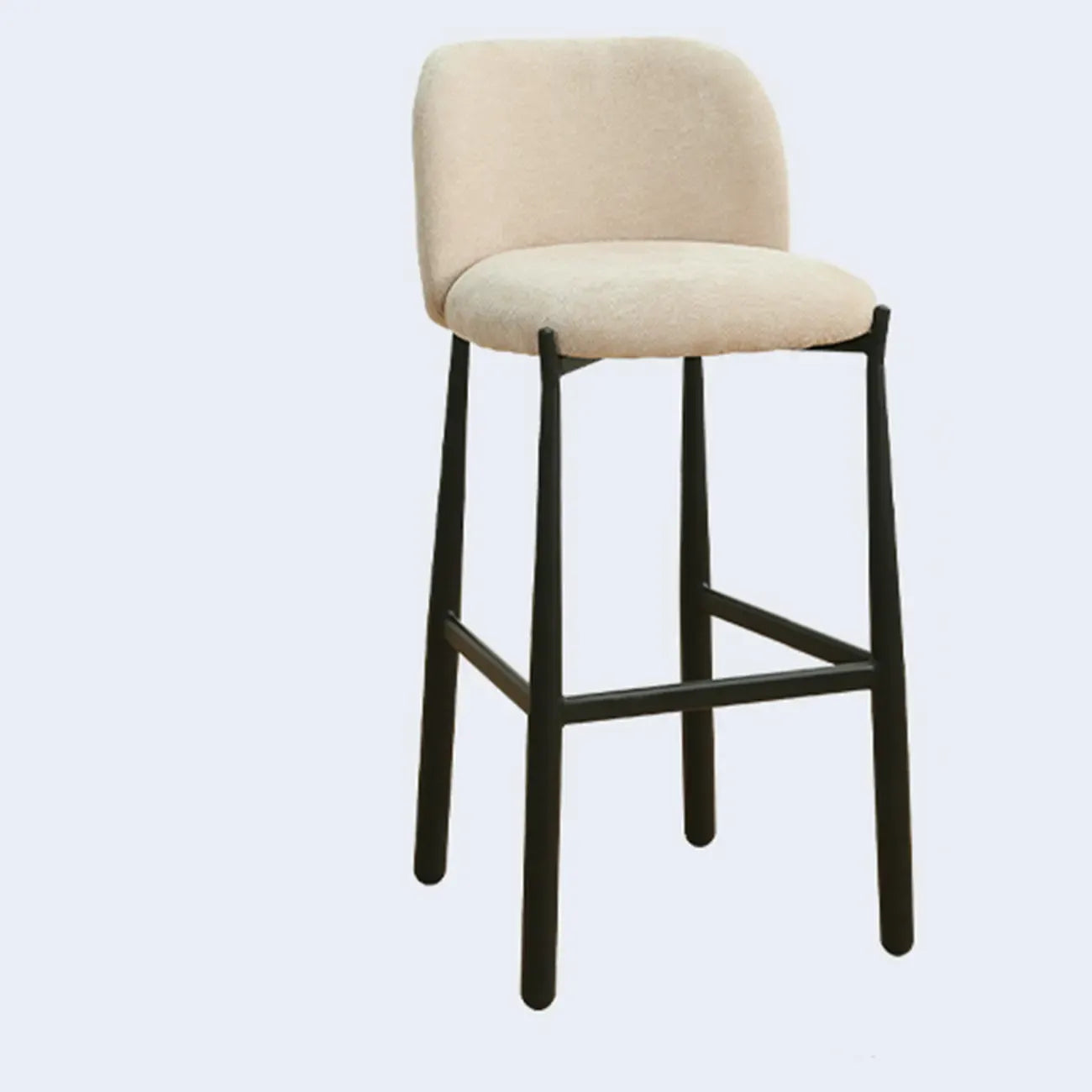 Mid Century Modern Square Upholstered Bar Stools Counter Height