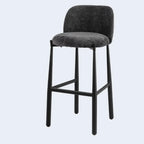 Mid Century Modern Square Upholstered Bar Stools Counter Height