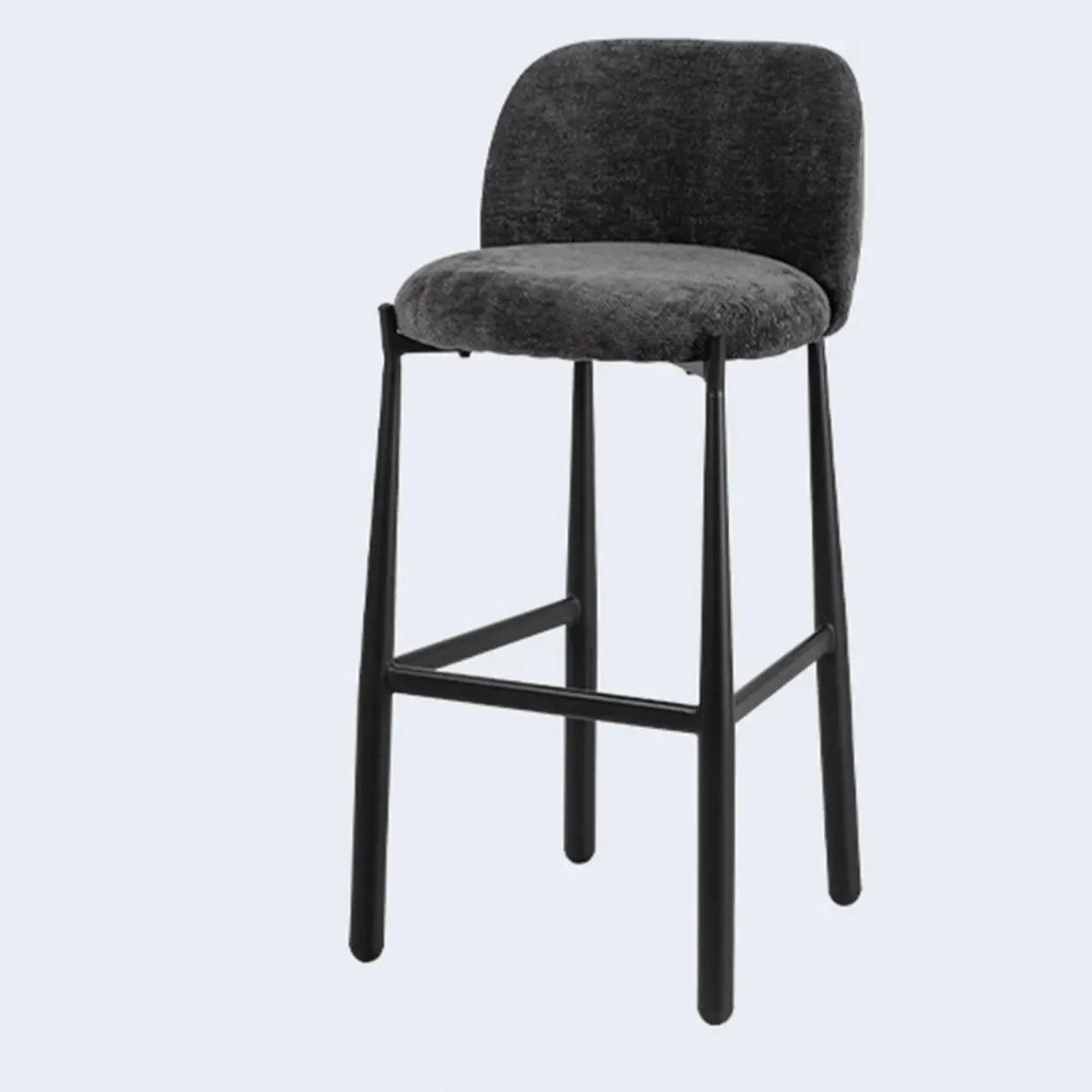 Mid Century Modern Square Upholstered Bar Stools Counter Height