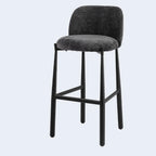 Mid Century Modern Square Upholstered Bar Stools Counter Height