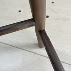 Bar Height Footrest Wood Modern Backless Bar Stools