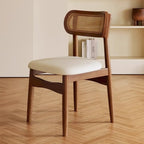 Soft Retro Upholstered Faux Leather Dining Chair
