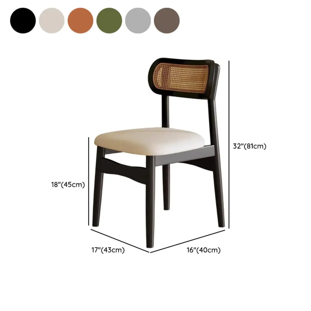 Soft Retro Upholstered Faux Leather Dining Chair