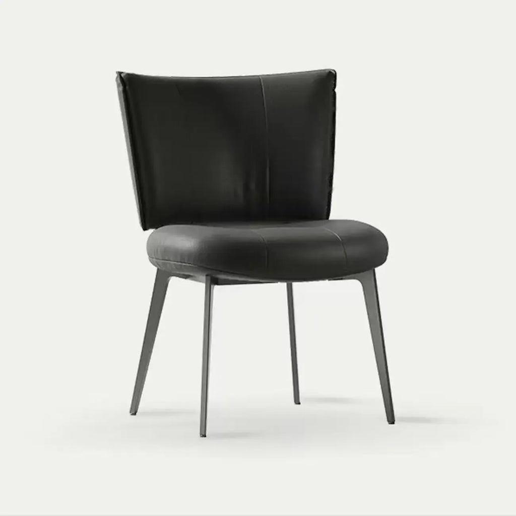 Urban Chic Curved Back Upholstered Trufted Dining Chairs