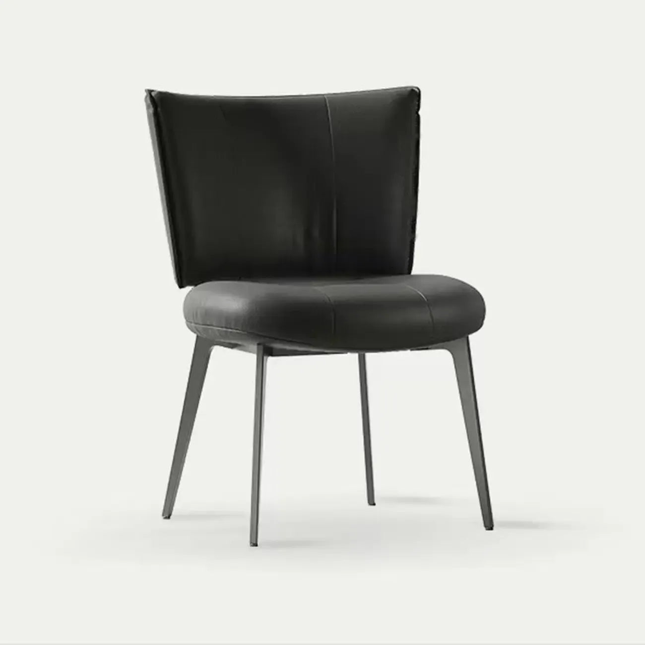 Urban Chic Curved Back Upholstered Trufted Dining Chairs