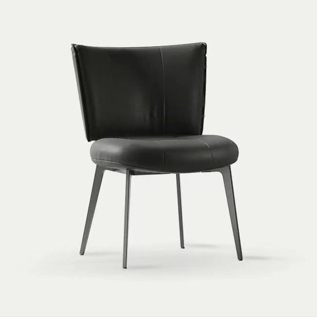 Urban Chic Curved Back Upholstered Trufted Dining Chairs
