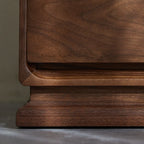 Compact Modern Wood Drawer Nightstand