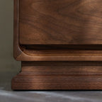 Compact Modern Wood Drawer Nightstand