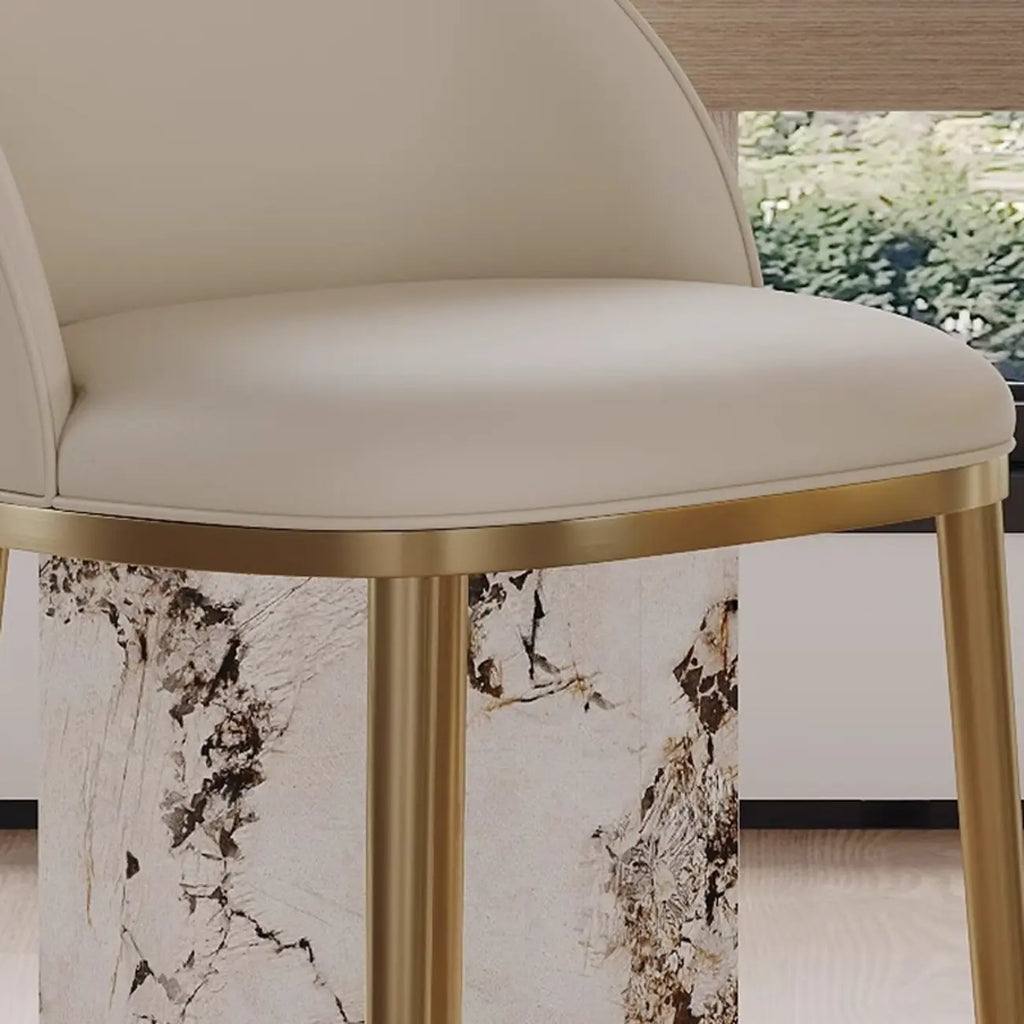 Mid Century Modern Leather Bar Stools Counter Height