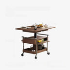 Practical Traditional Wood Wheel End Table