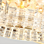 2 Tiers Clear Shade Hanging Light